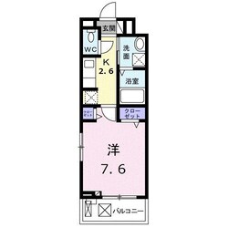 レイル　ヤード　中山　Ⅱの物件間取画像